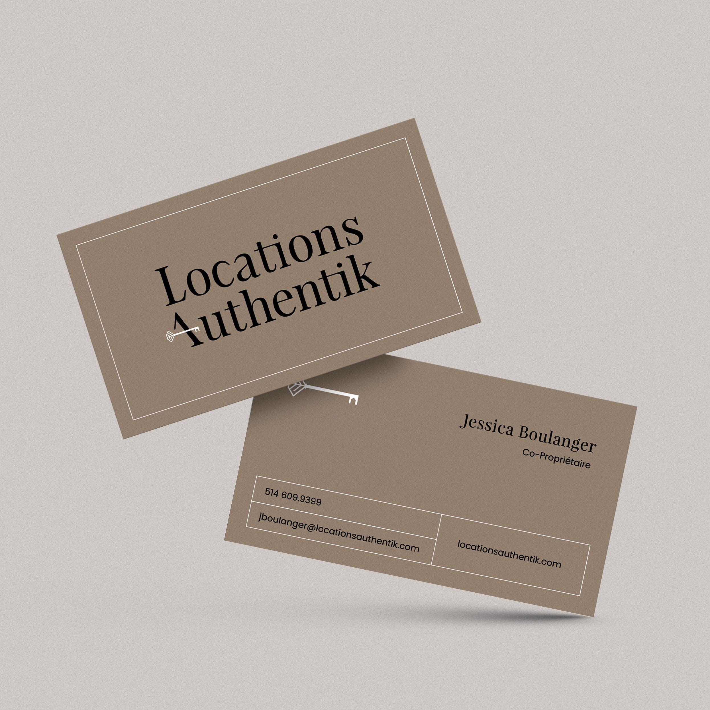 Locations Authentik - Identité visuelle 